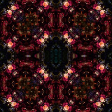 Kusursuz sanat modeli. Mozaik arka plan. Mandala 'nın pürüzsüz dokusu. Soyut arkaplan. Sanat mozaiği