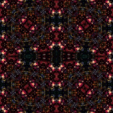 Kusursuz sanat modeli. Mozaik arka plan. Mandala 'nın pürüzsüz dokusu. Soyut arkaplan. Sanat mozaiği