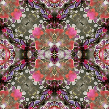 Kusursuz sanat modeli. Mozaik arka plan. Mandala 'nın pürüzsüz dokusu. Soyut arkaplan. Sanat mozaiği