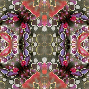 Kusursuz sanat modeli. Mozaik arka plan. Mandala 'nın pürüzsüz dokusu. Soyut arkaplan. Sanat mozaiği