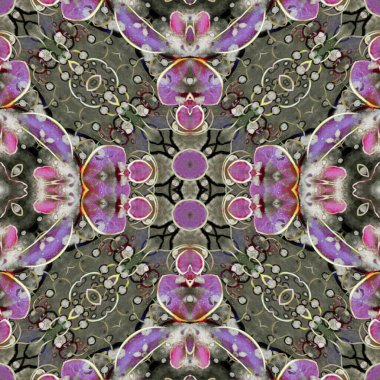 Kusursuz sanat modeli. Mozaik arka plan. Mandala 'nın pürüzsüz dokusu. Soyut arkaplan. Sanat mozaiği