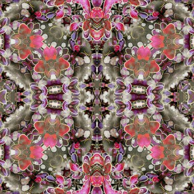 Kusursuz sanat modeli. Mozaik arka plan. Mandala 'nın pürüzsüz dokusu. Soyut arkaplan. Sanat mozaiği