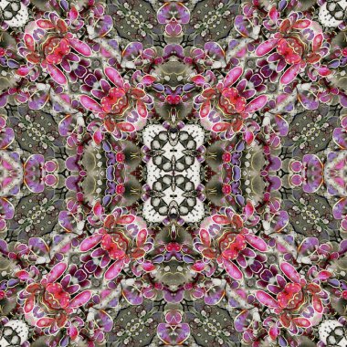 Kusursuz sanat modeli. Mozaik arka plan. Mandala 'nın pürüzsüz dokusu. Soyut arkaplan. Sanat mozaiği