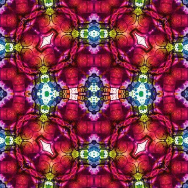 Kusursuz sanat modeli. Mozaik arka plan. Mandala 'nın pürüzsüz dokusu. Soyut arkaplan. Sanat mozaiği