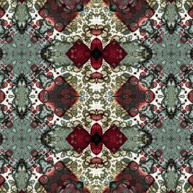 Kusursuz sanat modeli. Mozaik arka plan. Mandala 'nın pürüzsüz dokusu. Soyut arkaplan. Sanat mozaiği