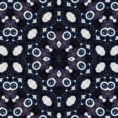 Kusursuz sanat modeli. Mozaik arka plan. Mandala 'nın pürüzsüz dokusu. Soyut arkaplan. Sanat mozaiği