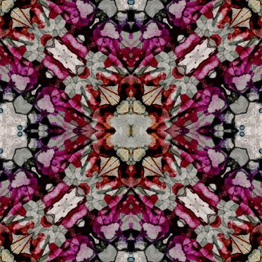 Kusursuz sanat modeli. Mozaik arka plan. Mandala 'nın pürüzsüz dokusu. Soyut arkaplan. Sanat mozaiği