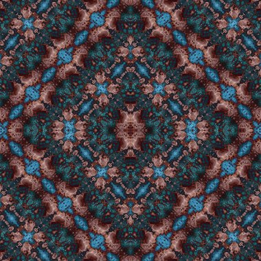 Kusursuz sanat modeli. Mozaik arka plan. Mandala 'nın pürüzsüz dokusu. Soyut arkaplan. Sanat mozaiği