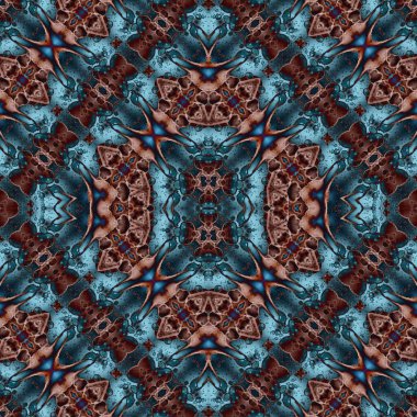 Kusursuz sanat modeli. Mozaik arka plan. Mandala 'nın pürüzsüz dokusu. Soyut arkaplan. Sanat mozaiği