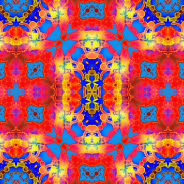 Kusursuz etnik düzen. Yaratıcı doku arka planı. Karmaşık bir doku. Geçmişe dönüş. Sanat deseni