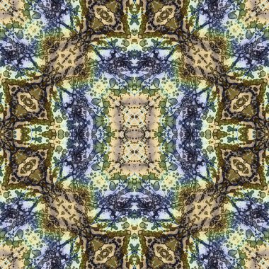 Kusursuz sanat modeli. Mozaik arka plan. Mandala 'nın pürüzsüz dokusu. Soyut arkaplan. Sanat mozaiği