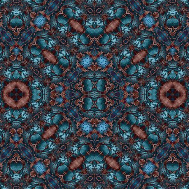 Kusursuz sanat modeli. Mozaik arka plan. Mandala 'nın pürüzsüz dokusu. Soyut arkaplan. Sanat mozaiği