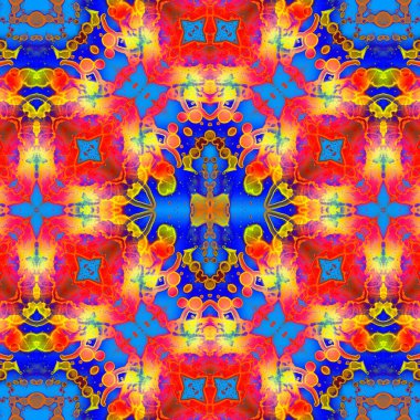 Kusursuz sanat modeli. Mozaik arka plan. Mandala 'nın pürüzsüz dokusu. Soyut arkaplan. Sanat mozaiği