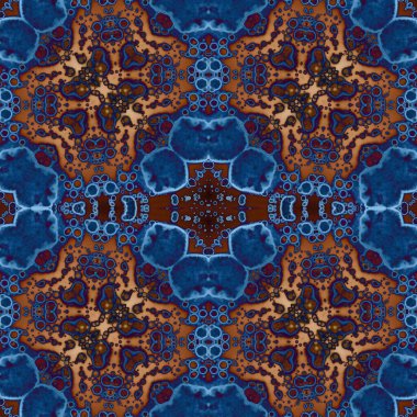 Kusursuz sanat modeli. Mozaik arka plan. Mandala 'nın pürüzsüz dokusu. Soyut arkaplan. Sanat mozaiği