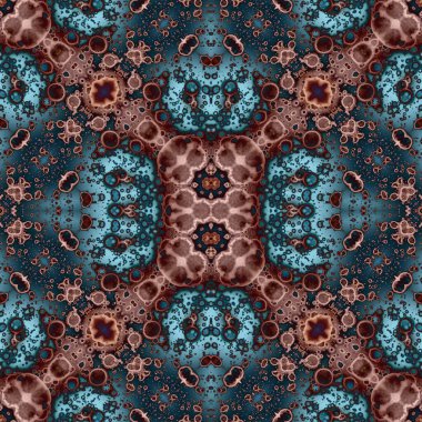 Kusursuz sanat modeli. Mozaik arka plan. Mandala 'nın pürüzsüz dokusu. Soyut arkaplan. Sanat mozaiği