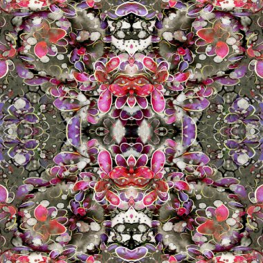 Kusursuz sanat modeli. Mozaik arka plan. Mandala 'nın pürüzsüz dokusu. Soyut arkaplan. Sanat mozaiği