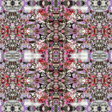 Kusursuz sanat modeli. Mozaik arka plan. Mandala 'nın pürüzsüz dokusu. Soyut arkaplan. Sanat mozaiği