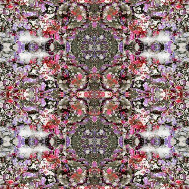 Kusursuz sanat modeli. Mozaik arka plan. Mandala 'nın pürüzsüz dokusu. Soyut arkaplan. Sanat mozaiği