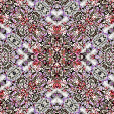 Kusursuz sanat modeli. Mozaik arka plan. Mandala 'nın pürüzsüz dokusu. Soyut arkaplan. Sanat mozaiği