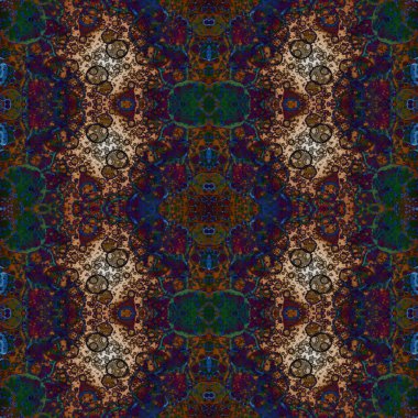 Kusursuz sanat modeli. Mozaik arka plan. Mandala 'nın pürüzsüz dokusu. Soyut arkaplan. Sanat mozaiği