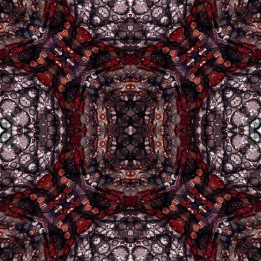 Kusursuz sanat modeli. Mozaik arka plan. Mandala 'nın pürüzsüz dokusu. Soyut arkaplan. Sanat mozaiği