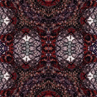 Kusursuz sanat modeli. Mozaik arka plan. Mandala 'nın pürüzsüz dokusu. Soyut arkaplan. Sanat mozaiği