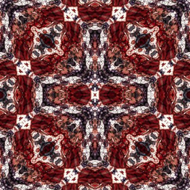 Kusursuz sanat modeli. Mozaik arka plan. Mandala 'nın pürüzsüz dokusu. Soyut arkaplan. Sanat mozaiği