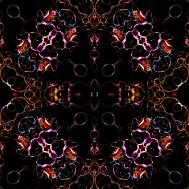 Kusursuz sanat modeli. Mozaik arka plan. Mandala 'nın pürüzsüz dokusu. Soyut arkaplan. Sanat mozaiği