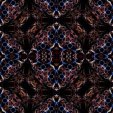 Kusursuz sanat modeli. Mozaik arka plan. Mandala 'nın pürüzsüz dokusu. Soyut arkaplan. Sanat mozaiği