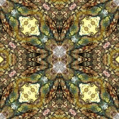 Kusursuz sanat modeli. Mozaik arka plan. Mandala 'nın pürüzsüz dokusu. Soyut arkaplan. Sanat mozaiği