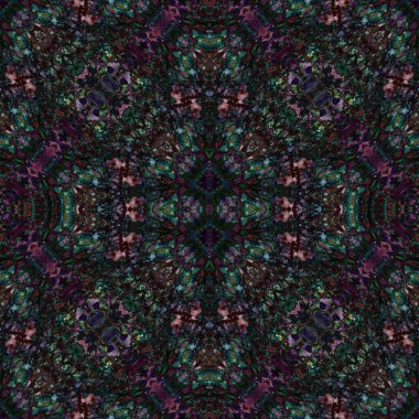 Kusursuz sanat modeli. Mozaik arka plan. Mandala 'nın pürüzsüz dokusu. Soyut arkaplan. Sanat mozaiği