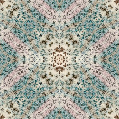 Kusursuz sanat modeli. Mozaik arka plan. Mandala 'nın pürüzsüz dokusu. Soyut arkaplan. Sanat mozaiği