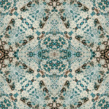 Kusursuz sanat modeli. Mozaik arka plan. Mandala 'nın pürüzsüz dokusu. Soyut arkaplan. Sanat mozaiği