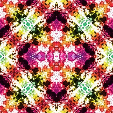 Kusursuz sanat modeli. Mozaik arka plan. Mandala 'nın pürüzsüz dokusu. Soyut arkaplan. Sanat mozaiği