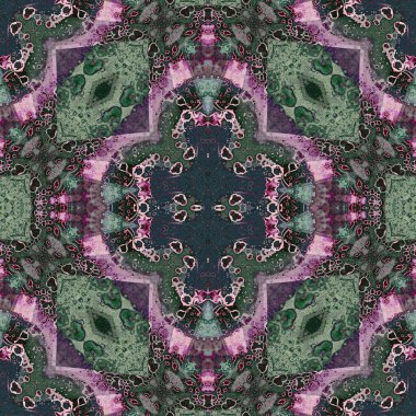 Kusursuz sanat modeli. Mozaik arka plan. Mandala 'nın pürüzsüz dokusu. Soyut arkaplan. Sanat mozaiği