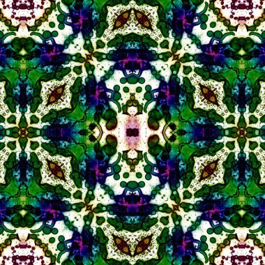 Kusursuz sanat modeli. Mozaik arka plan. Mandala 'nın pürüzsüz dokusu. Soyut arkaplan. Sanat mozaiği