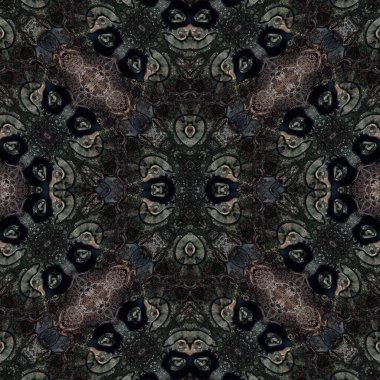 Kusursuz sanat modeli. Mozaik arka plan. Mandala 'nın pürüzsüz dokusu. Soyut arkaplan. Sanat mozaiği