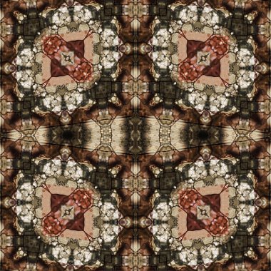 Kusursuz sanat modeli. Mozaik arka plan. Mandala 'nın pürüzsüz dokusu. Soyut arkaplan. Sanat mozaiği