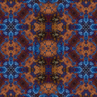 Kusursuz sanat modeli. Mozaik arka plan. Mandala 'nın pürüzsüz dokusu. Soyut arkaplan. Sanat mozaiği