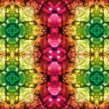 Kusursuz sanat modeli. Mozaik arka plan. Mandala 'nın pürüzsüz dokusu. Soyut arkaplan. Sanat mozaiği