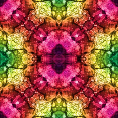 Kusursuz sanat modeli. Mozaik arka plan. Mandala 'nın pürüzsüz dokusu. Soyut arkaplan. Sanat mozaiği