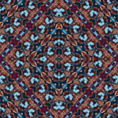 Kusursuz sanat modeli. Mozaik arka plan. Mandala 'nın pürüzsüz dokusu. Soyut arkaplan. Sanat mozaiği