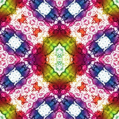 Kusursuz sanat modeli. Mozaik arka plan. Mandala 'nın pürüzsüz dokusu. Soyut arkaplan. Sanat mozaiği