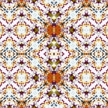 Kusursuz sanat modeli. Mozaik arka plan. Mandala 'nın pürüzsüz dokusu. Soyut arkaplan. Sanat mozaiği