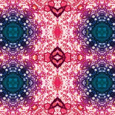 Kusursuz sanat modeli. Mozaik arka plan. Mandala 'nın pürüzsüz dokusu. Soyut arkaplan. Sanat mozaiği