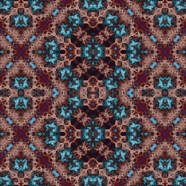 Kusursuz sanat modeli. Mozaik arka plan. Mandala 'nın pürüzsüz dokusu. Soyut arkaplan. Sanat mozaiği