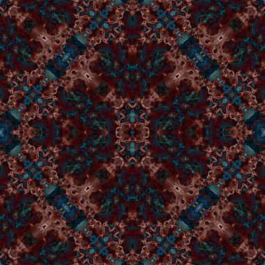 Kusursuz sanat modeli. Mozaik arka plan. Mandala 'nın pürüzsüz dokusu. Soyut arkaplan. Sanat mozaiği