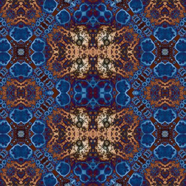 Kusursuz sanat modeli. Mozaik arka plan. Mandala 'nın pürüzsüz dokusu. Soyut arkaplan. Sanat mozaiği