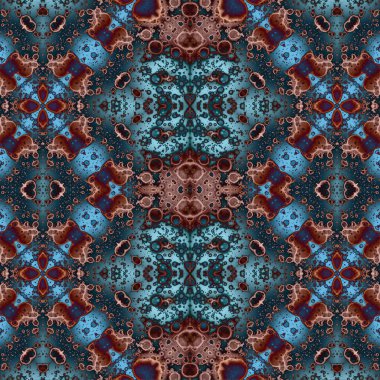 Kusursuz sanat modeli. Mozaik arka plan. Mandala 'nın pürüzsüz dokusu. Soyut arkaplan. Sanat mozaiği