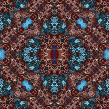 Kusursuz sanat modeli. Mozaik arka plan. Mandala 'nın pürüzsüz dokusu. Soyut arkaplan. Sanat mozaiği